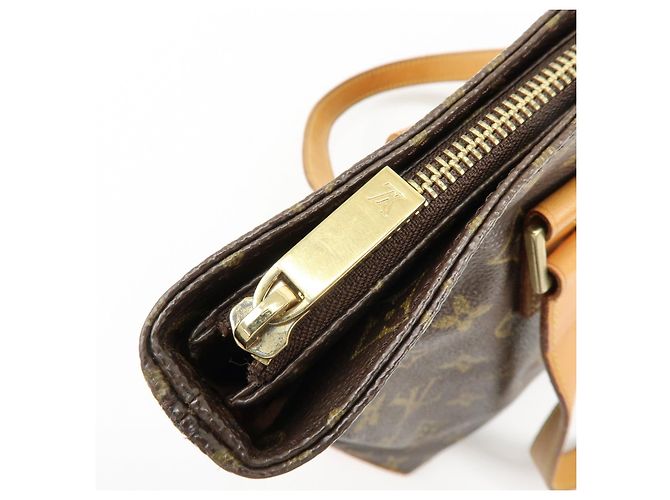 Louis Vuitton Monogram Cabas Piano Tote Bag Hand Bag Brown M51148 - vista 19