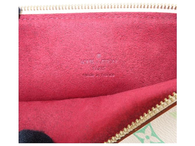 Louis Vuitton Monogram Multicolor Pochette Accessoires Bianco M92649 - vista 23