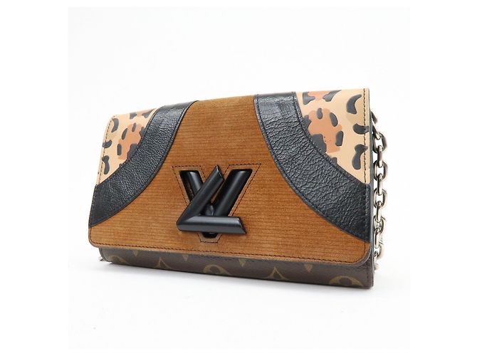Louis Vuitton Monogram Portefeuille Twist Chain Shoulder Bag M51832 - vista 3