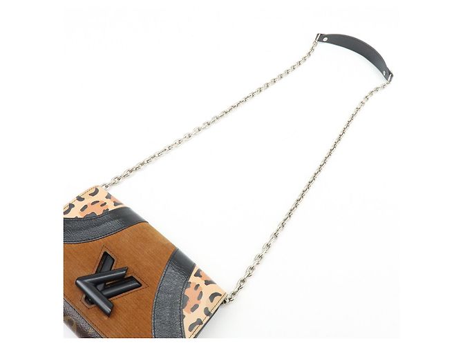 Louis Vuitton Monogram Portefeuille Twist Chain Shoulder Bag M51832 - vista 6