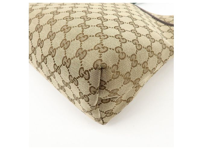 Borsa a tracolla GUCCI Sherry GG Canvas Leather Beige Brown 189751 - vista 10