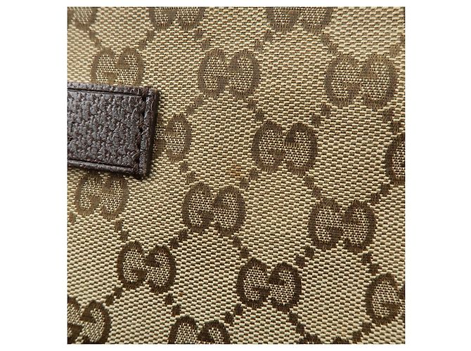 Borsa a tracolla GUCCI Sherry GG Canvas Leather Beige Brown 189751 - vista 15