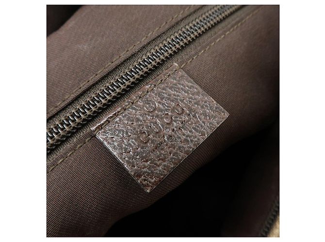 Borsa a tracolla GUCCI Sherry GG Canvas Leather Beige Brown 189751 - vista 21