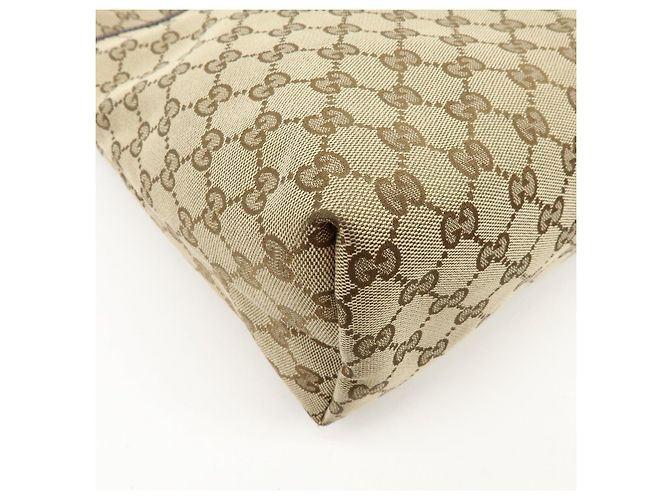 Borsa a tracolla GUCCI Sherry GG Canvas Leather Beige Brown 189751 - vista 9