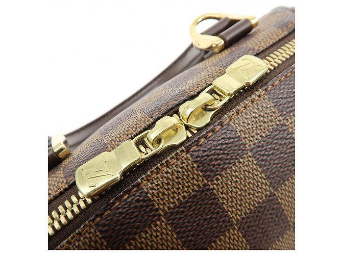 Borsa a mano Louis Vuitton Damier Ebene Rivera Mini Brown N41436 - vista 16