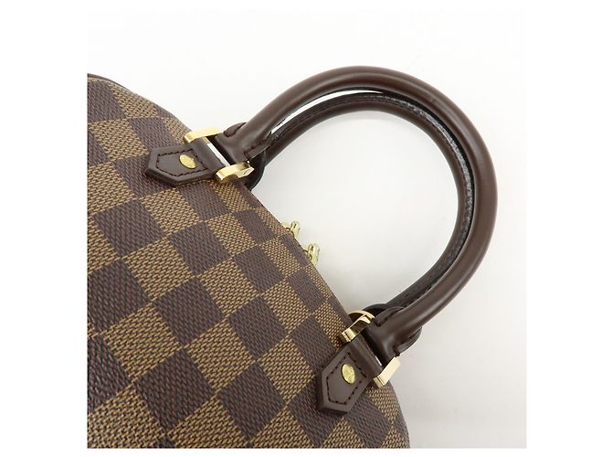 Borsa a mano Louis Vuitton Damier Ebene Rivera Mini Brown N41436 - vista 6