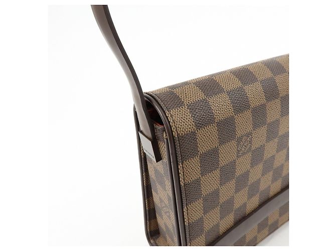 Louis Vuitton Damier Ebene Tribeca Long Shoulder Hand Bag N51160 - vista 13