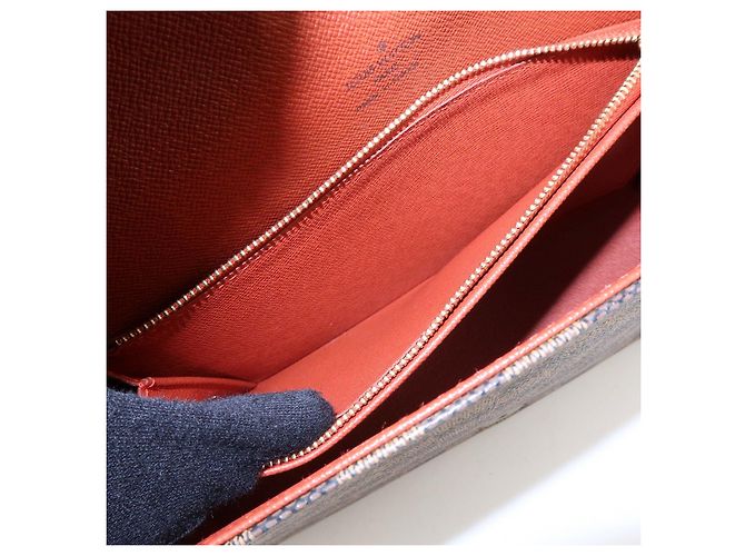 Louis Vuitton Damier Ebene Tribeca Long Shoulder Hand Bag N51160 - vista 17