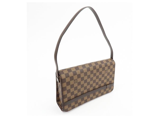 Louis Vuitton Damier Ebene Tribeca Long Shoulder Hand Bag N51160 - vista 4