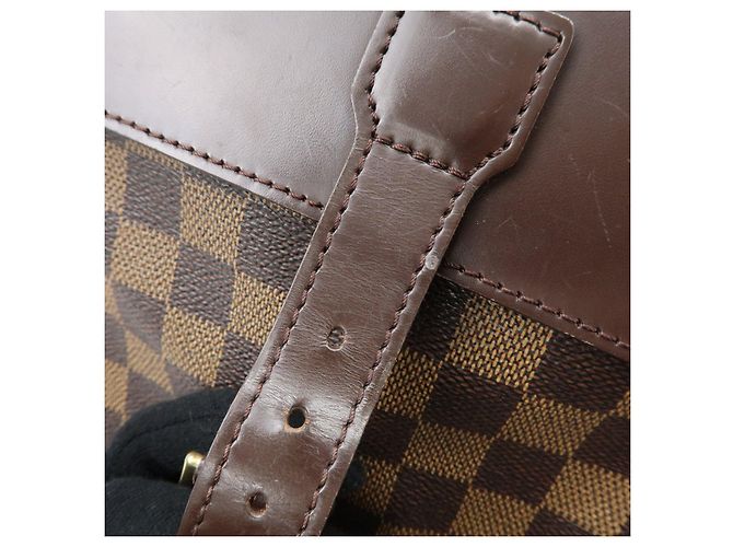 Zaino Louis Vuitton Damier Ebene Soho Brown N51132 - vista 18