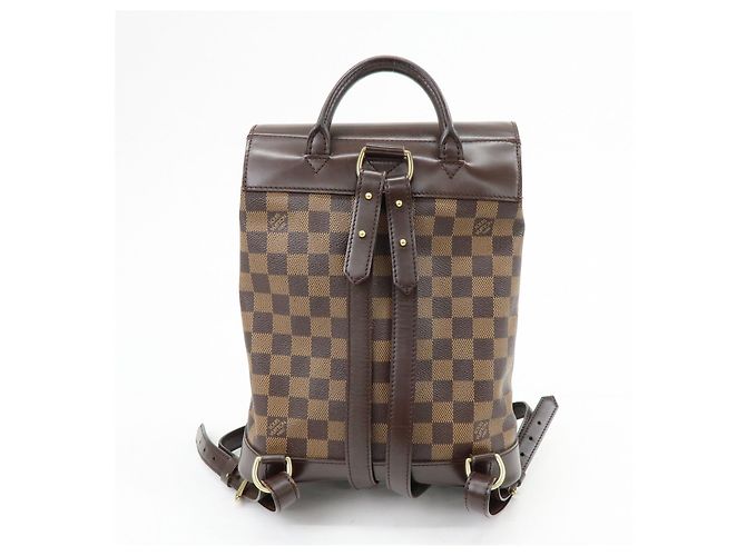 Zaino Louis Vuitton Damier Ebene Soho Brown N51132 - vista 2