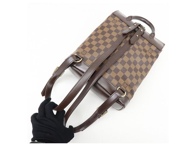 Zaino Louis Vuitton Damier Ebene Soho Brown N51132 - vista 6