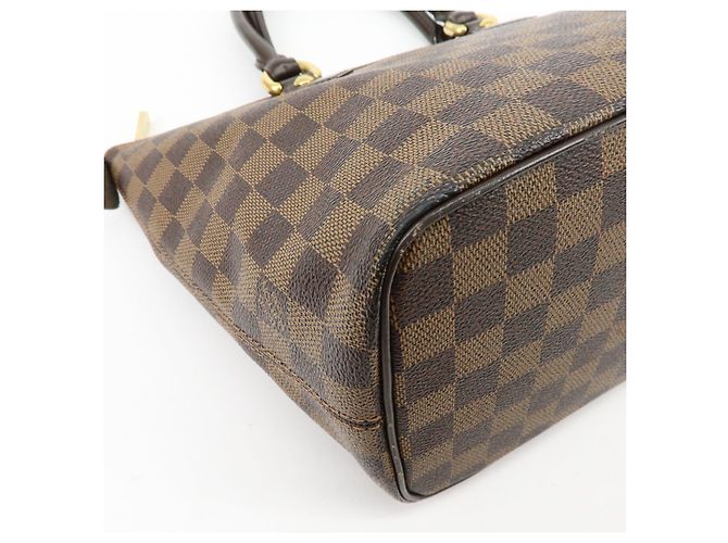 Borsa Tote Louis Vuitton Damier Ebene Saleya PM Canvas Leather N51183 - vista 11