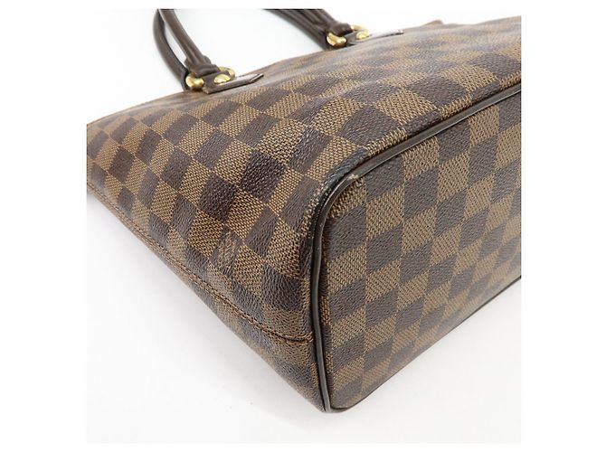 Borsa Tote Louis Vuitton Damier Ebene Saleya PM Canvas Leather N51183 - vista 13