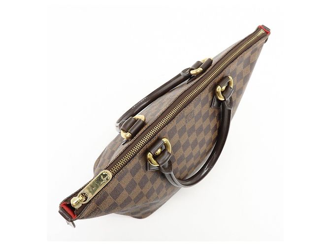 Borsa Tote Louis Vuitton Damier Ebene Saleya PM Canvas Leather N51183 - vista 17