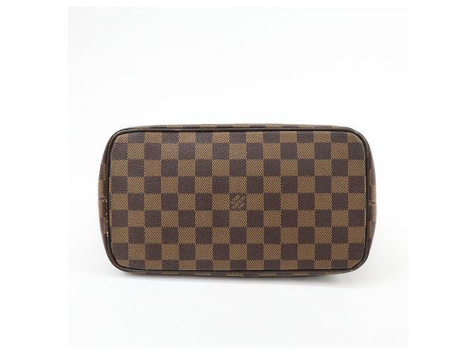 Borsa Tote Louis Vuitton Damier Ebene Saleya PM Canvas Leather N51183 - vista 5