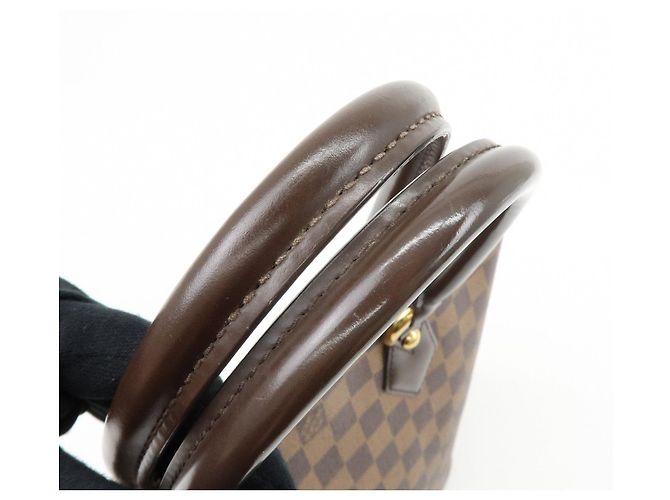 Borsa Tote Louis Vuitton Damier Ebene Saleya PM Canvas Leather N51183 - vista 7