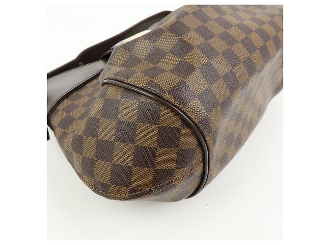 Borsa a tracolla Louis Vuitton Damier Ebene Sistina GM Brown N41540 - vista 11