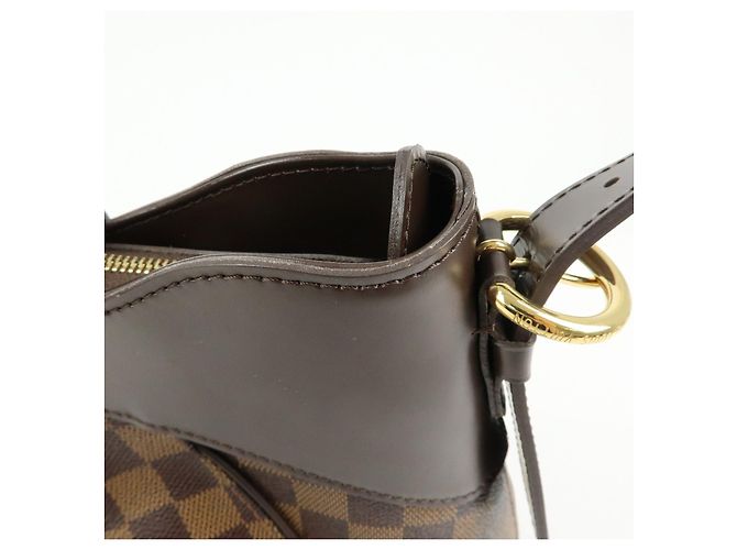 Borsa a tracolla Louis Vuitton Damier Ebene Sistina GM Brown N41540 - vista 15