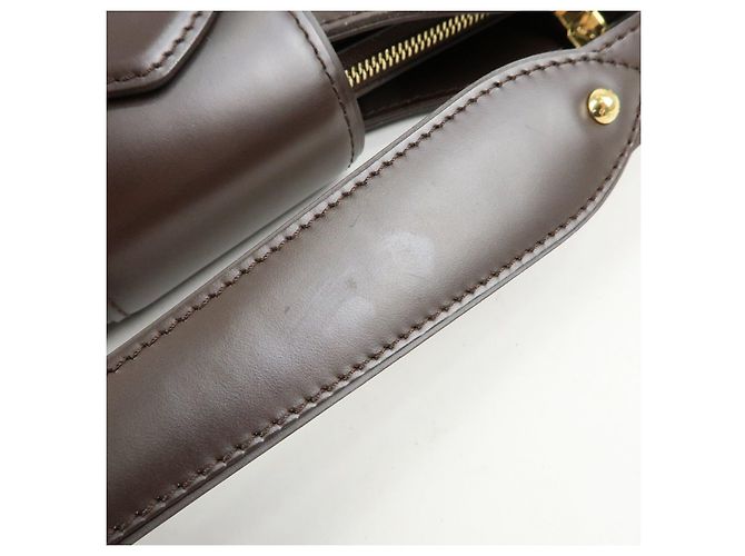 Borsa a tracolla Louis Vuitton Damier Ebene Sistina GM Brown N41540 - vista 7
