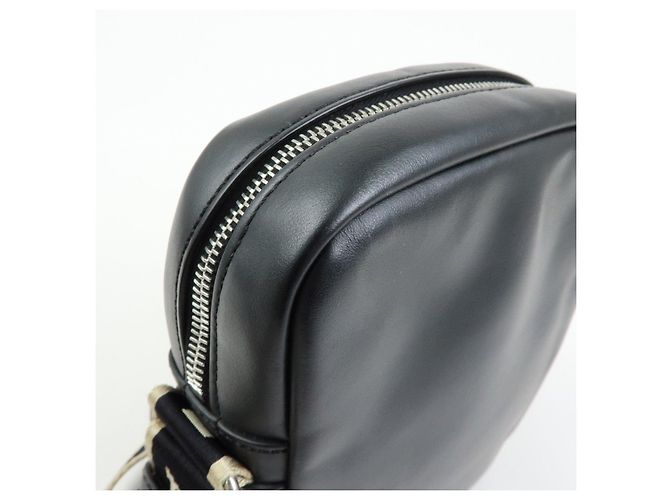 Borsa a tracolla in pelle MARNI BEY Logo Nera - vista 14