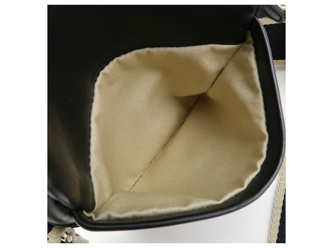 Borsa a tracolla in pelle MARNI BEY Logo Nera - vista 19