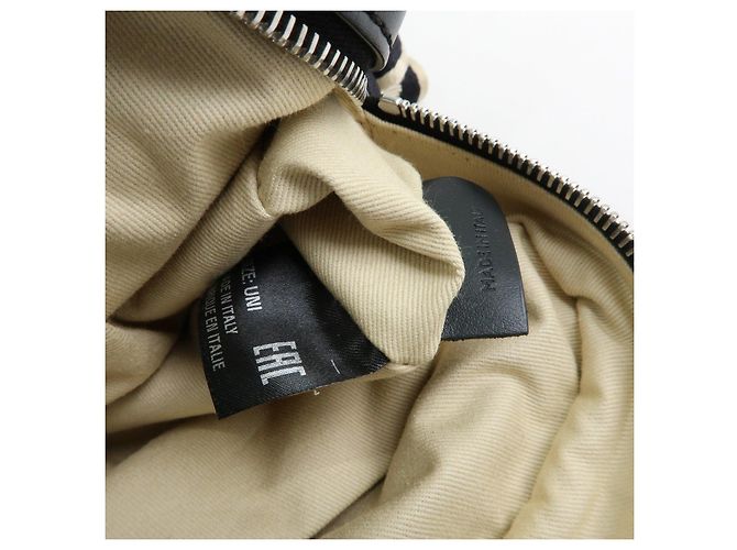 Borsa a tracolla in pelle MARNI BEY Logo Nera - vista 23