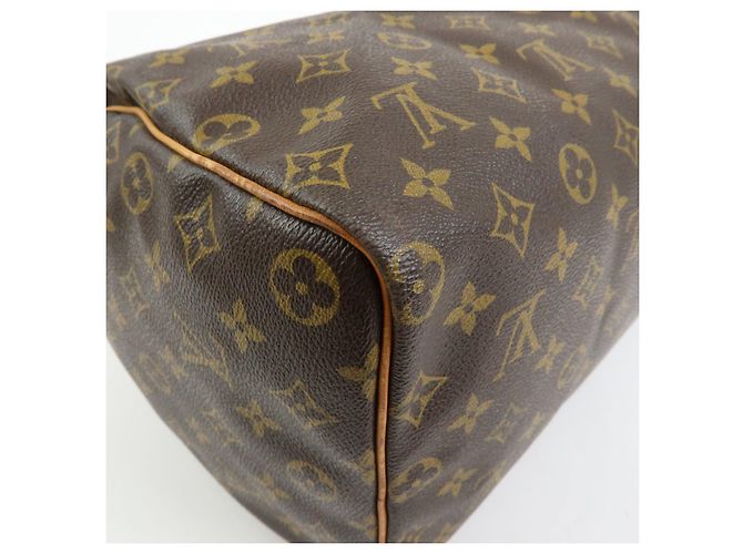 Louis Vuitton Monogram Speedy 40 Boston Bag Hand Bag Brown M41106 - vista 12