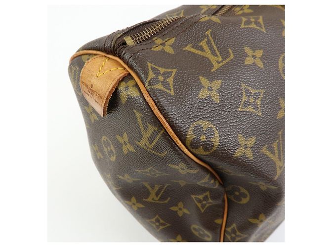 Louis Vuitton Monogram Speedy 40 Boston Bag Hand Bag Brown M41106 - vista 14