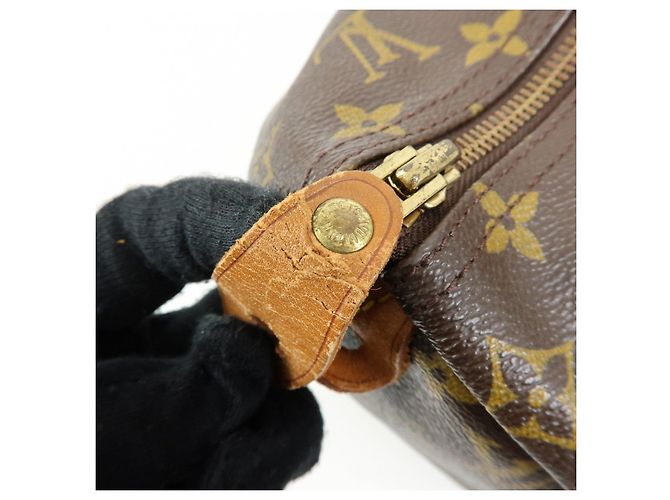 Louis Vuitton Monogram Speedy 40 Boston Bag Hand Bag Brown M41106 - vista 16