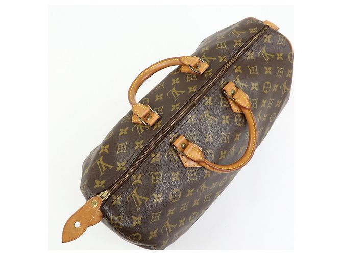 Louis Vuitton Monogram Speedy 40 Boston Bag Hand Bag Brown M41106 - vista 17