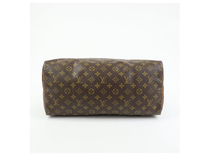 Louis Vuitton Monogram Speedy 40 Boston Bag Hand Bag Brown M41106 - vista 5