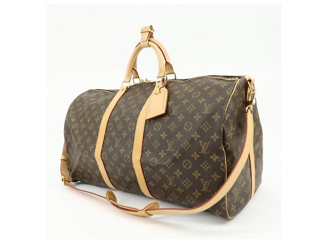 Louis Vuitton Monogram Keep All Bandouliere 55 Boston Bag M41414 - vista 3