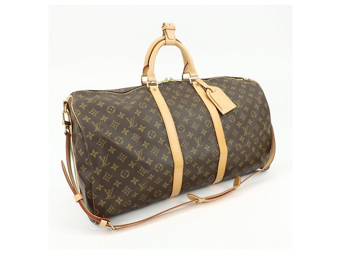 Louis Vuitton Monogram Keep All Bandouliere 55 Boston Bag M41414 - vista 4