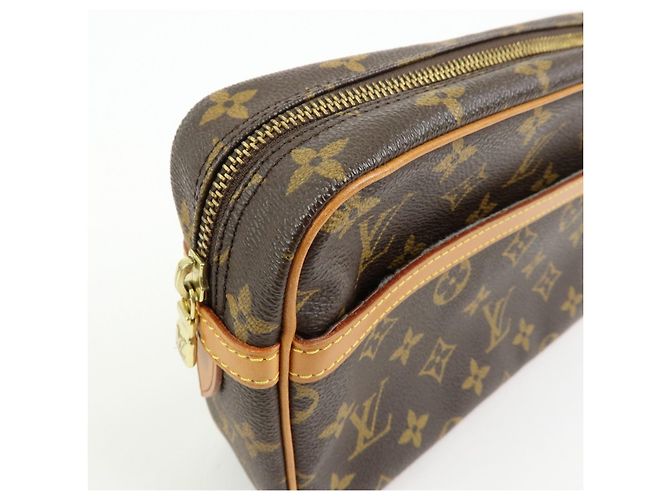 Louis Vuitton Monogram Compiegne 23 Pouch Clutch Bag Brown M51845 - vista 9