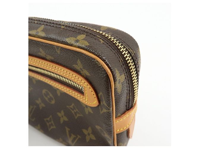 Louis Vuitton Monogram Marly Dragonne GM Clutch Bag Brown M51825 - vista 14