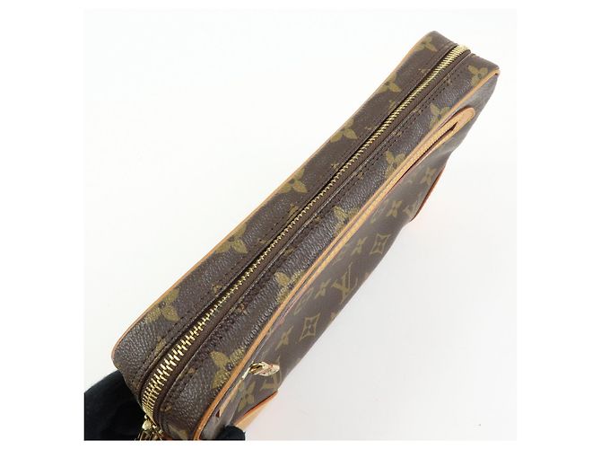 Louis Vuitton Monogram Marly Dragonne GM Clutch Bag Brown M51825 - vista 17