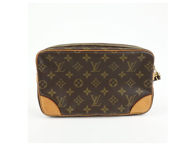 Louis Vuitton Monogram Marly Dragonne GM Clutch Bag Brown M51825 - vista 2