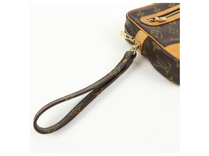 Louis Vuitton Monogram Marly Dragonne GM Clutch Bag Brown M51825 - vista 6