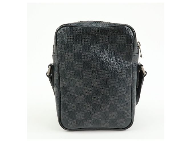 Louis Vuitton Damier Graphite Rem Shoulder Bag Black N41446 - vista 2