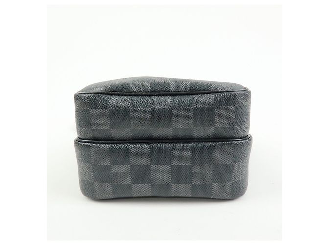 Louis Vuitton Damier Graphite Rem Shoulder Bag Black N41446 - vista 5