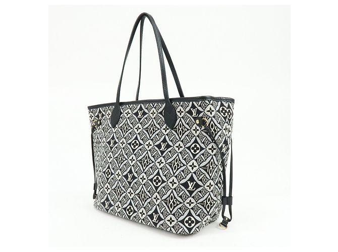 Borsa Tote Louis Vuitton Monogram Jacquard Neverfull MM SINCE 1854 M57230 - vista 3