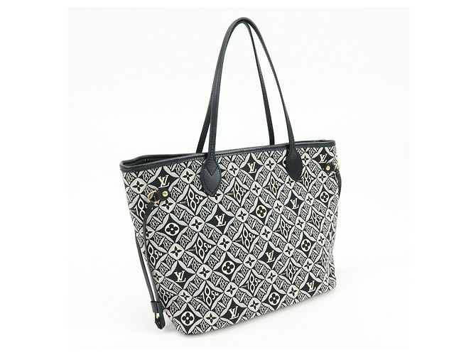Borsa Tote Louis Vuitton Monogram Jacquard Neverfull MM SINCE 1854 M57230 - vista 4