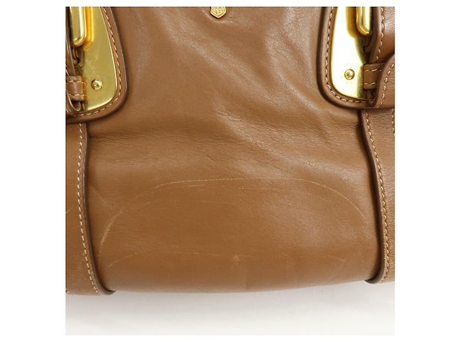 Borsa 2Way in pelle PRADA Borsa a mano Borsa a tracolla Marrone - vista 17