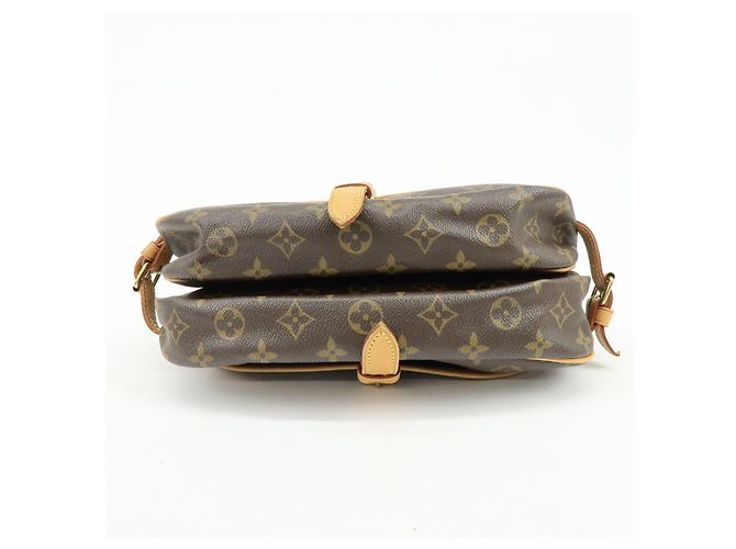 Borsa a tracolla Louis Vuitton Monogram Saumur 30 Canvas Brown M42256 - vista 5