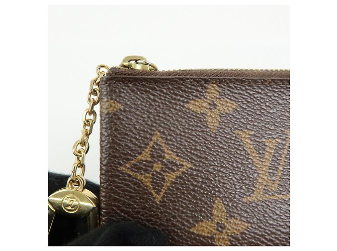 Louis Vuitton Monogram Pochette Cles Coin Case Key Case M62650 - vista 13