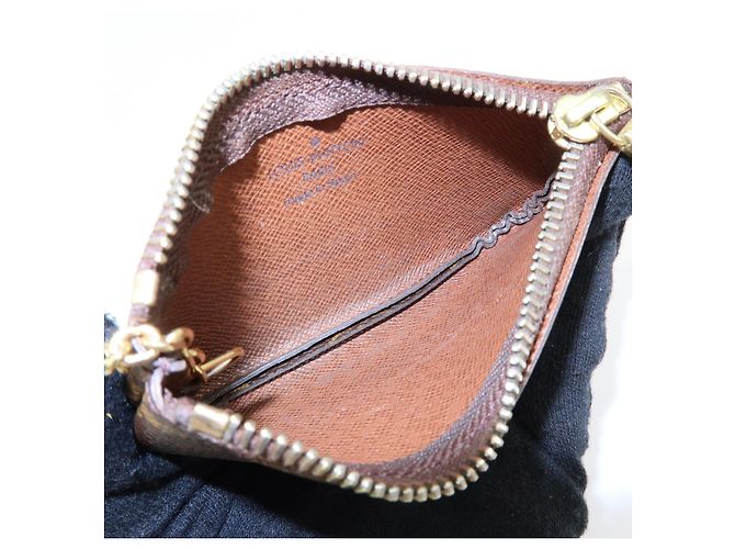Louis Vuitton Monogram Pochette Cles Coin Case Key Case M62650 - vista 19
