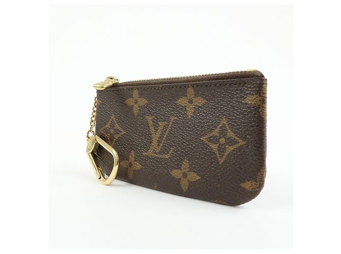 Louis Vuitton Monogram Pochette Cles Coin Case Key Case M62650 - vista 3