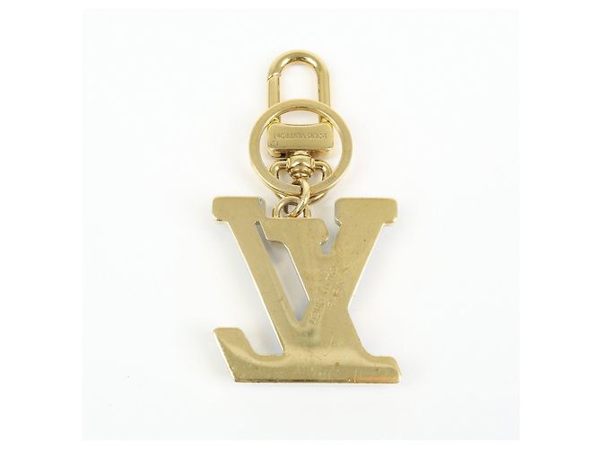 Louis Vuitton LV Gloss Metal Key Ring Bag Charm Blue M02590 - vista 2