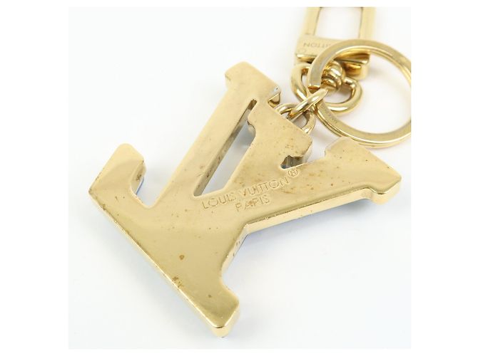 Louis Vuitton LV Gloss Metal Key Ring Bag Charm Blue M02590 - vista 3